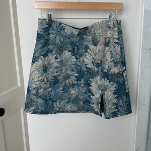 Brocade Mini Skirt by Vici